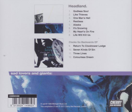Sad Lovers And Giants – Headland. - Cd
