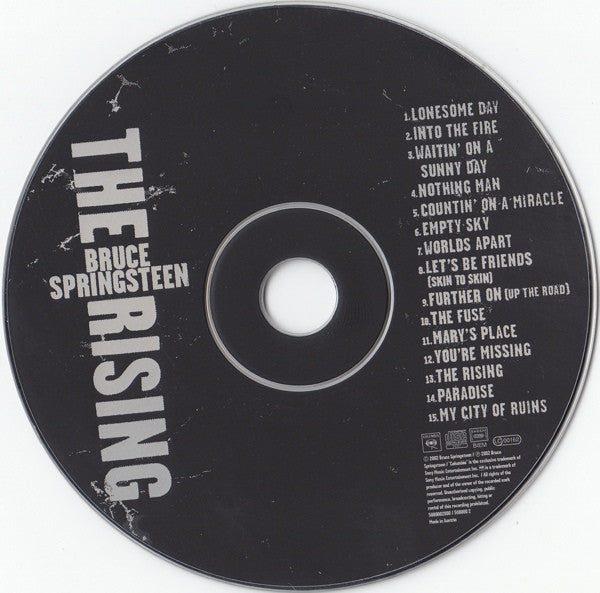 Bruce Springsteen – The Rising - Cd deluxe edition