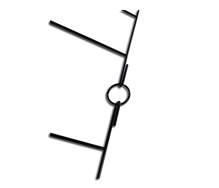 METALL-WANDDISPLAY FÜR 7-ZOLL-SCHALLPLATTEN