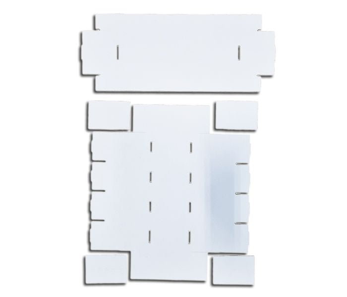 CAJA DE CARTÓN CON TAPA PARA 20 CINTAS DE MÚSICA