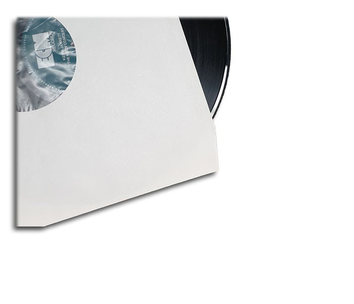PAPIERHÜLLEN FÜR LP-SCHALLPLATTEN, 33 U/MIN, 12 ZOLL, VINYL, WEISSES UND ANTISTATISCHES PAPIER MIT ABGESCHNITTENEN ECKEN (100 Stk.)