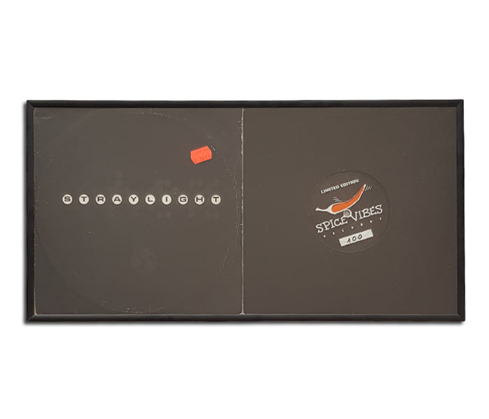 SCHWARZER ALUMINIUMRAHMEN FÜR 78 RPM 10" VINYL (2 SITZE)