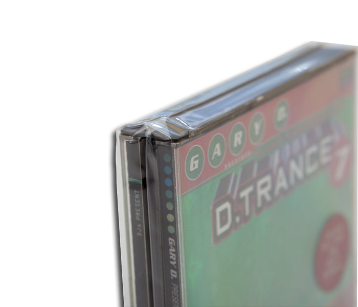 FUNDAS PARA CAJA CD CON CIERRE ADHESIVO POLIPROPILENO DELUXE SLIM 40MY (50 uds.)