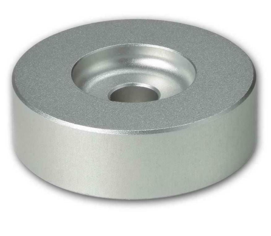 ALUMINIUM PLATTENSPIELER ADAPTER FÜR 7 ZOLL SCHALLPLATTEN MIT 45 U/MIN