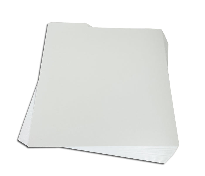 DIVISORES DE PLÁSTICO BLANCO CON ELEVADOR PARA CATALOGAR DISCOS SIMPLES DE 45 RPM 7" (20 uds.)