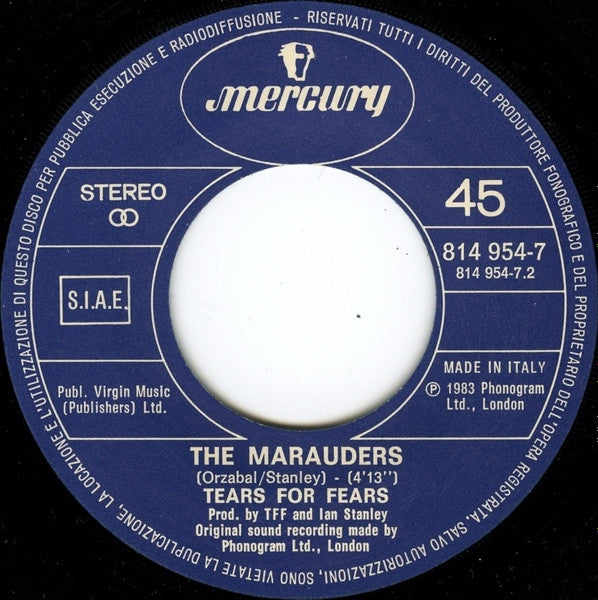 Tears For Fears – The Way You Are - Vinyl 7"