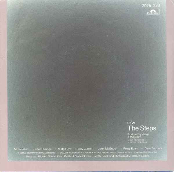 Visage – Fade To Grey - Vinyl, 7"