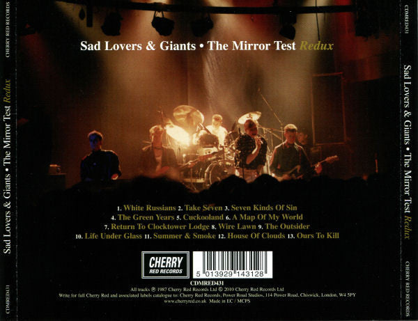 Sad Lovers & Giants* – The Mirror Test Redux - Cd