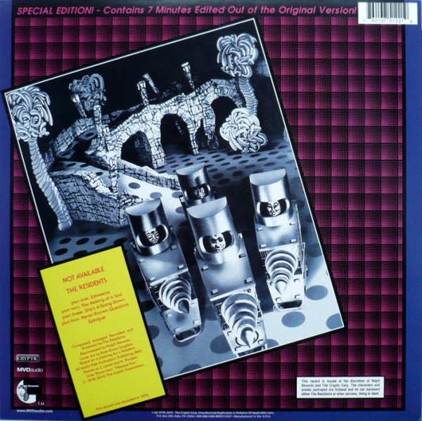 The Residents – Not Available - Lp