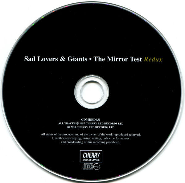 Sad Lovers & Giants* – The Mirror Test Redux - Cd