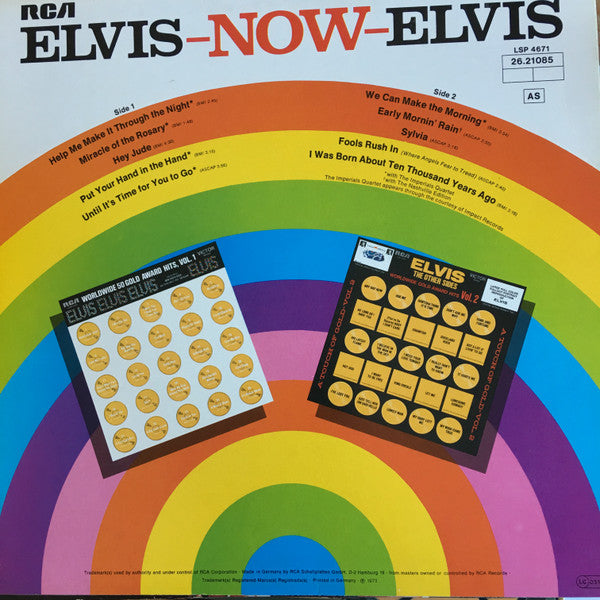 Elvis Presley – Elvis Now - Lp