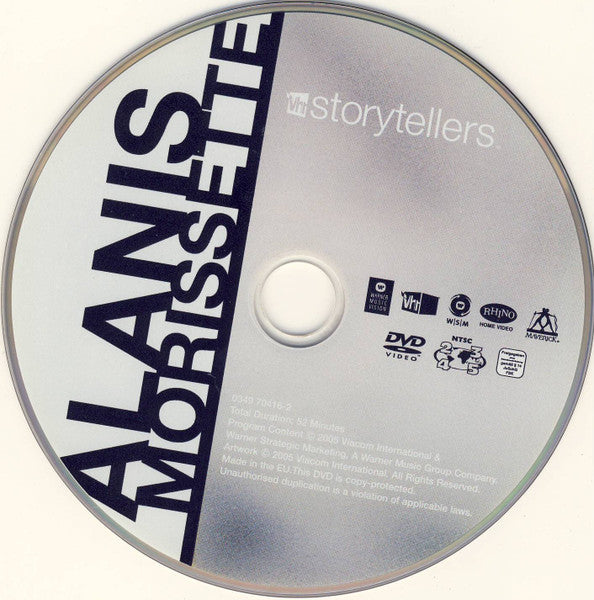 Alanis Morissette – VH1 Storytellers - Dvd