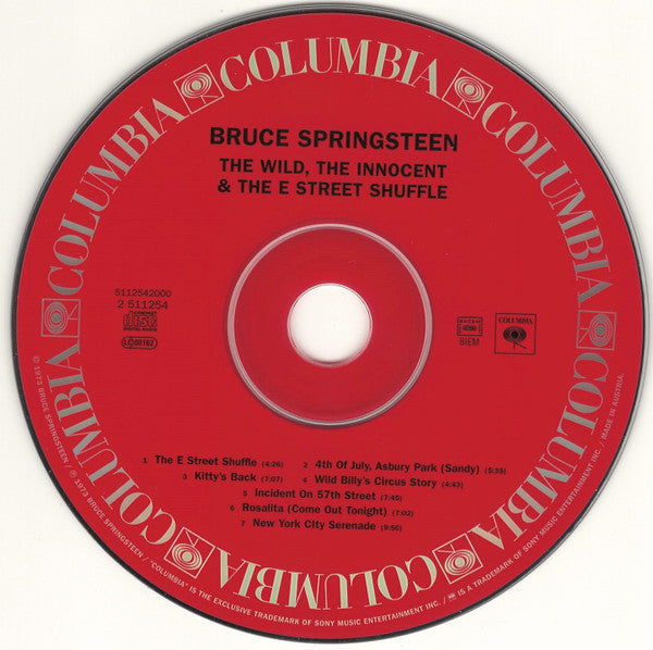 Bruce Springsteen – The Wild, The Innocent & The E Street Shuffle - CD Album