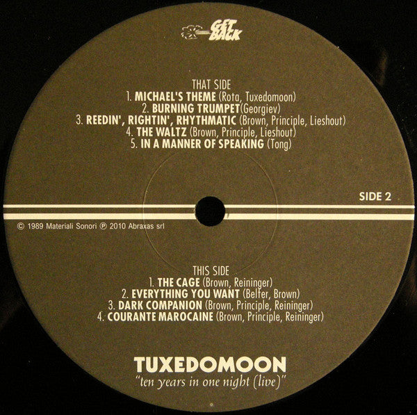 Tuxedomoon – Ten Years In One Night (Live) - 2 Lp