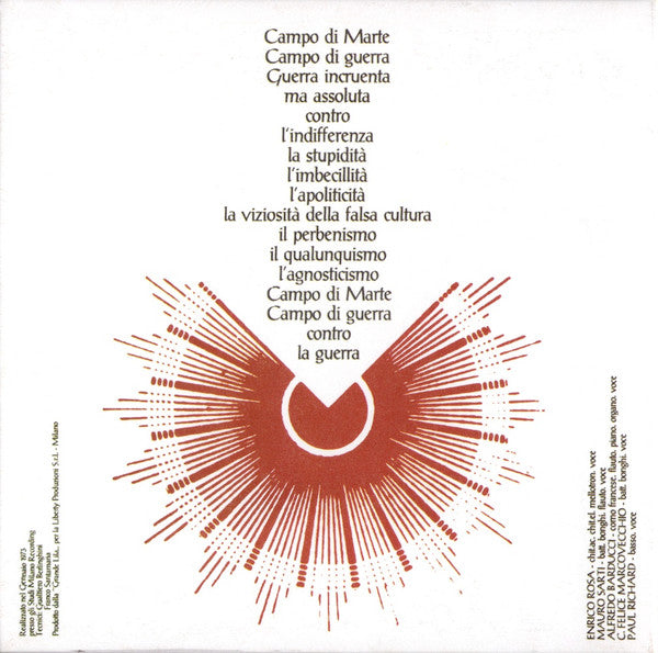 Campo Di Marte – Campo Di Marte - Cd