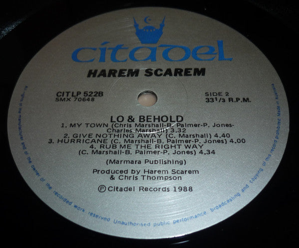 Harem Scarem – Lo & Behold - Lp