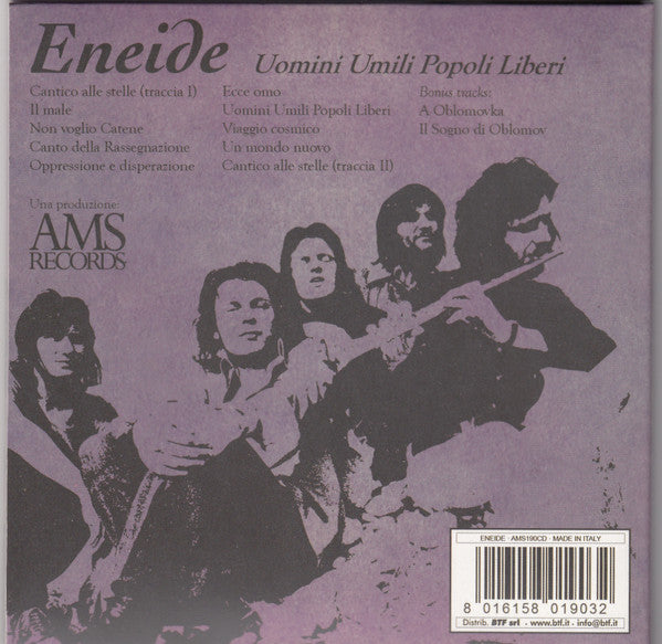 Eneide – Uomini Umili Popoli Liberi - Cd