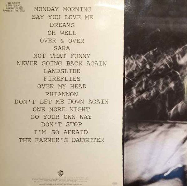 Fleetwood Mac – Fleetwood Mac Live - Vinyl 2Lp