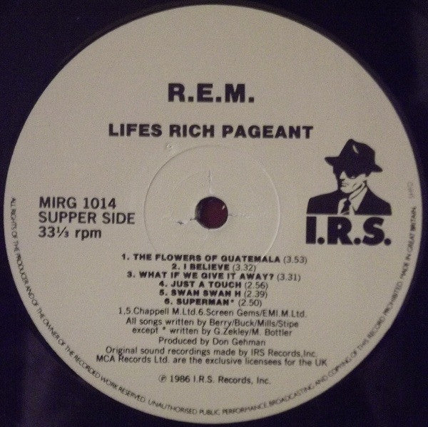 R.E.M. – Lifes Rich Pageant - Lp