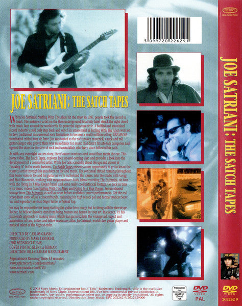 Joe Satriani – The Satch Tapes -Dvd