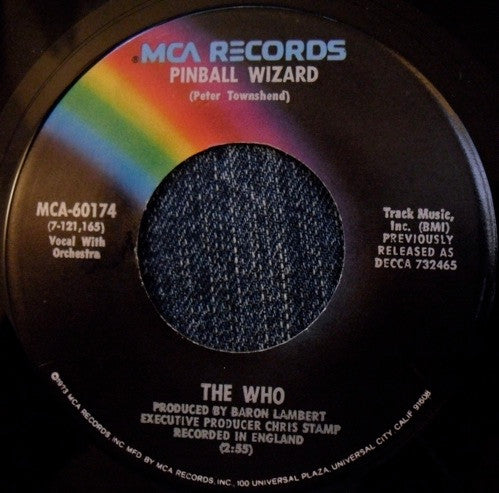 The Who – Pinball Wizard / Dogs Part Two - Vinyl 7"