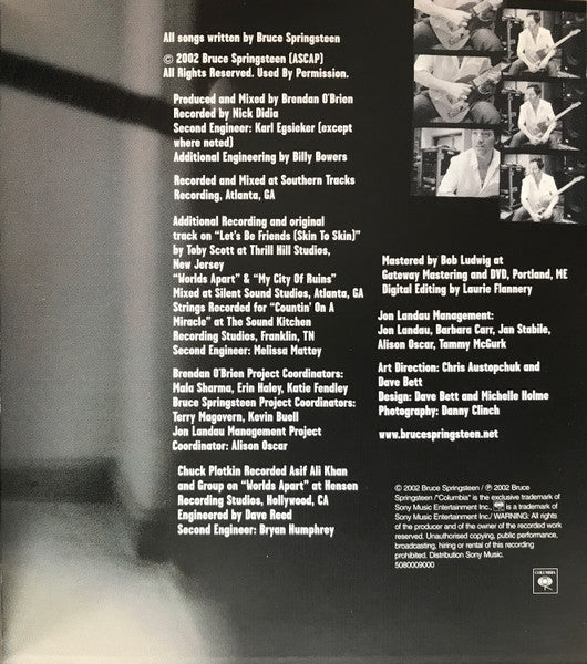 Bruce Springsteen – The Rising - Cd deluxe edition