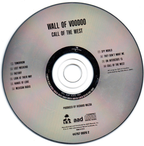 Wall Of Voodoo – Call Of The West - Cd