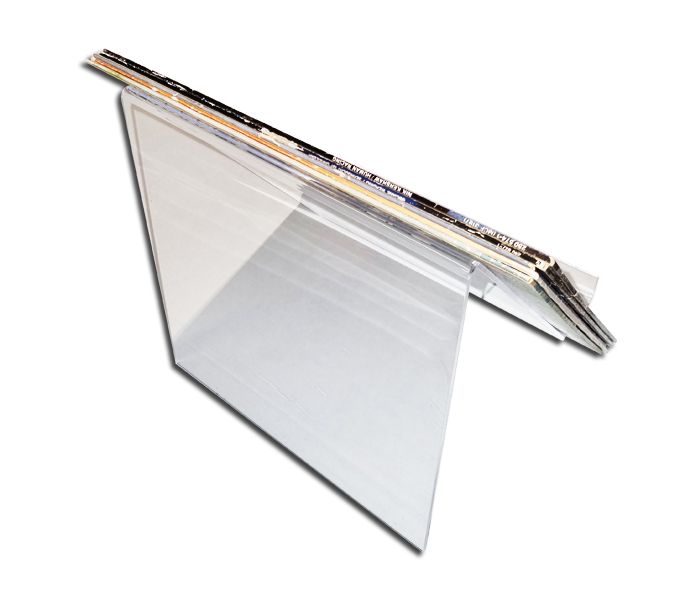 CONTENEDOR EXHIBIDOR DE ACRÍLICO PARA DISCOS LP 33 RPM VINILO 12 PULGADAS