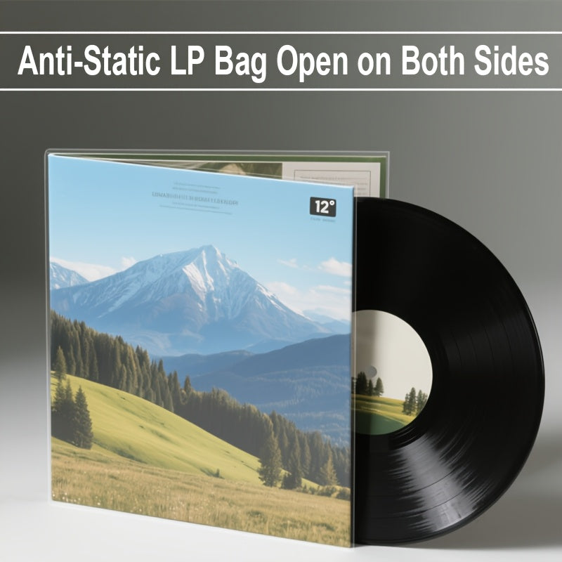 SCHUTZHÜLLEN FÜR RECORDS LP 33 RPM VINYL 12-INCH PVC 200 MY (10 Stk.)