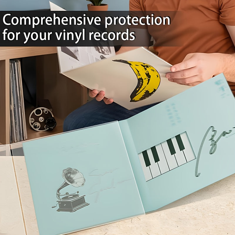 SCHUTZHÜLLEN FÜR RECORDS LP 33 RPM VINYL 12-INCH PVC 200 MY (10 Stk.)