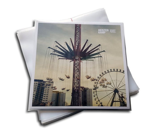 100 HÜLLEN AUS POLYETHYLEN FÜR SCHALLPLATTEN LP 33 UMDREHUNGEN (MITTLERE STÄRKE 100 MY)