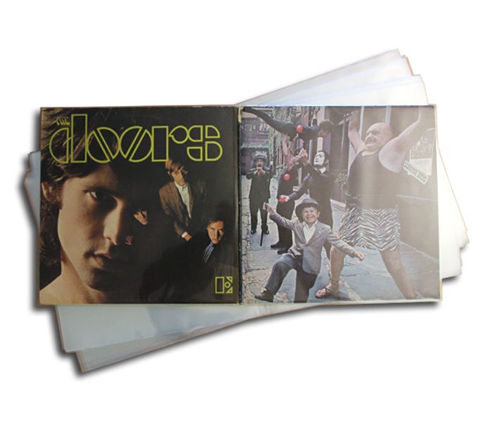 POCHETTES OUVRABLES POUR DISQUES LP 33 TOURS VINYLE 12 POUCES EN PP 100 MY (10 pcs)