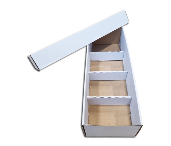 CAJA DE CARTÓN CON TAPA PARA 20 CINTAS DE MÚSICA