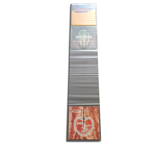 DISPLAY DE PARED DE PVC PARA DISCOS LP VINILO 12 PULGADAS