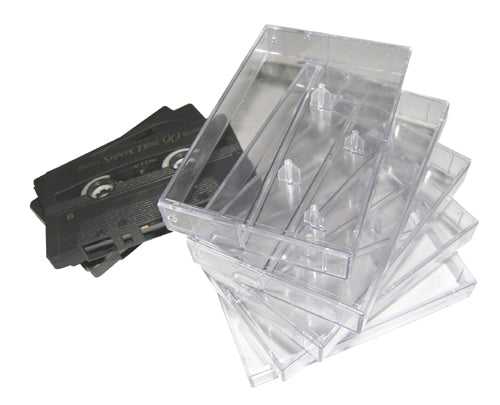 MC CASES - VERWAHRUNG DURCH TRANSPARENTE MUSICASSETTE (10 Stk.)