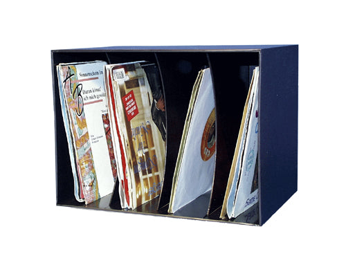 KUNSTSTOFFBOX FÜR 80 7-ZOLL-VINYLSCHALLPLATTEN MIT 45 U/MIN (SCHWARZ)