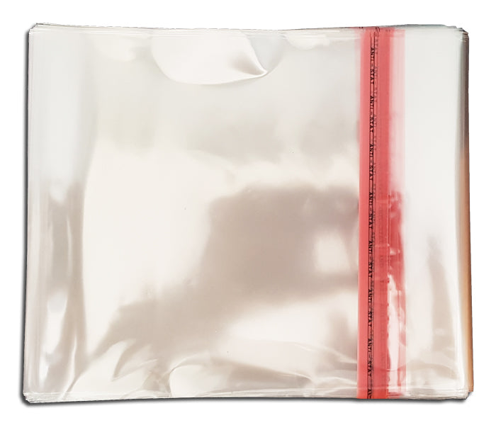 FUNDAS PARA DISCOS 45 RPM 7 "VINILO CON CIERRE ADHESIVO POLIPROPILENO DELUXE SLIM 40MY (100 uds.)