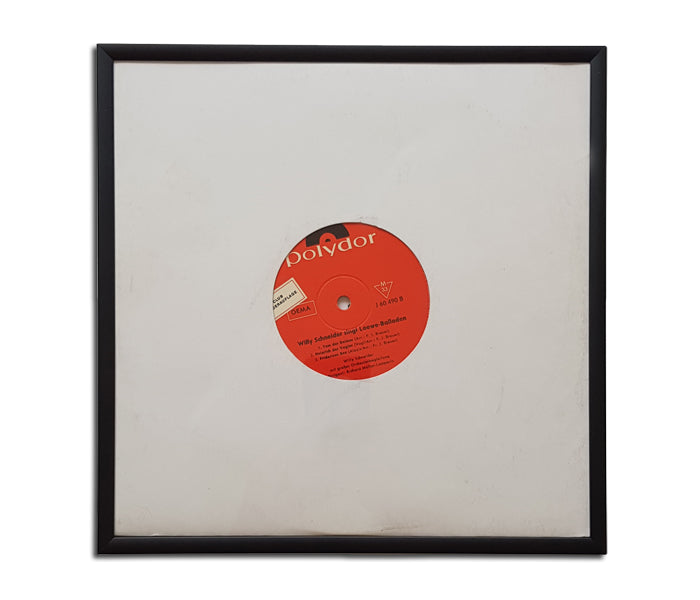 CORNISA DE ALUMINIO NEGRO PARA DISCOS DE VINILO DE 10 PULGADAS 78 RPM