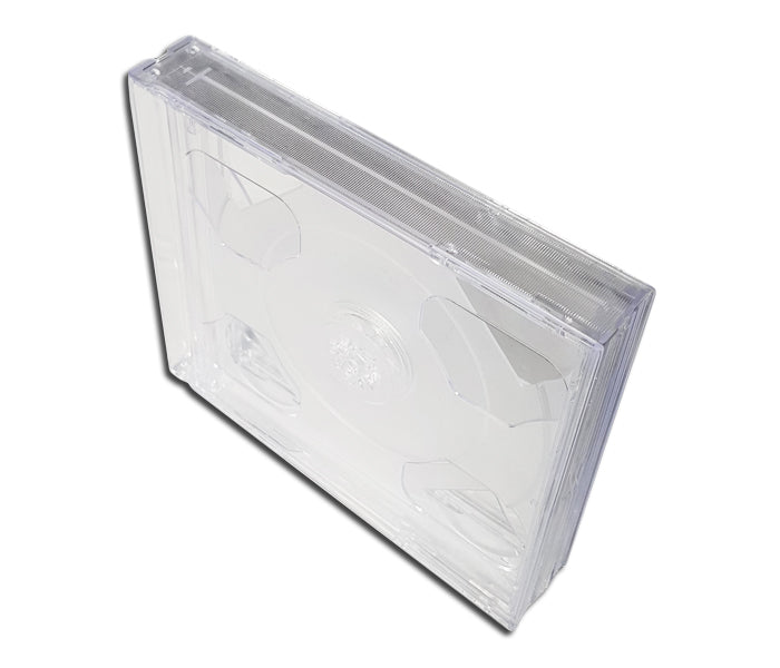 BOX JEWEL CASES - CAJA DE PLÁSTICO PARA 6 SOPORTES TRANSPARENTES CD/DVD (5 uds.)