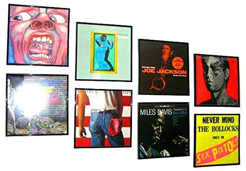 CORNISA DE ALUMINIO NEGRO PARA DISCOS DE VINILO LP 33 REVS 12 PULGADAS